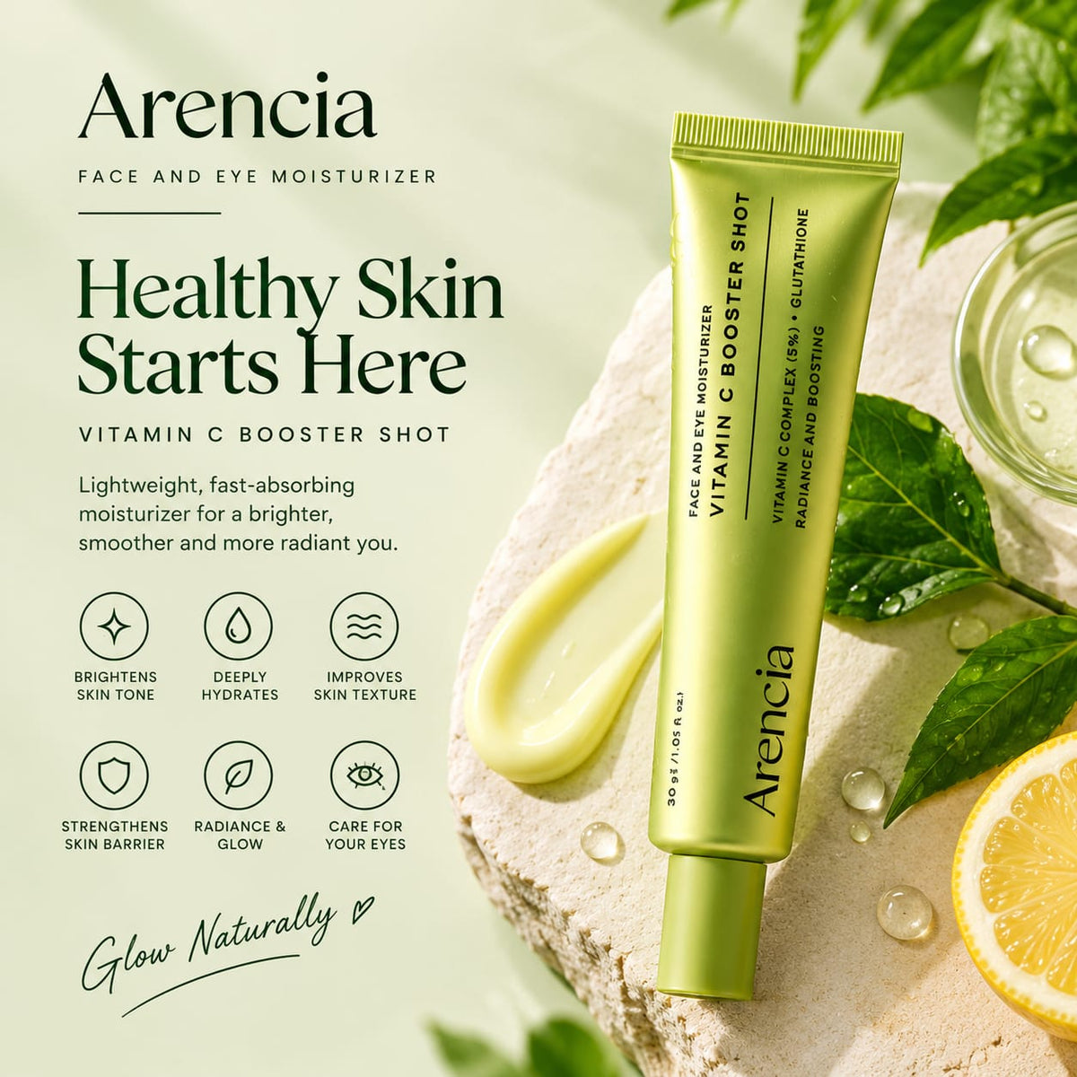 Arencia Vitamin C Face & Eye Cream